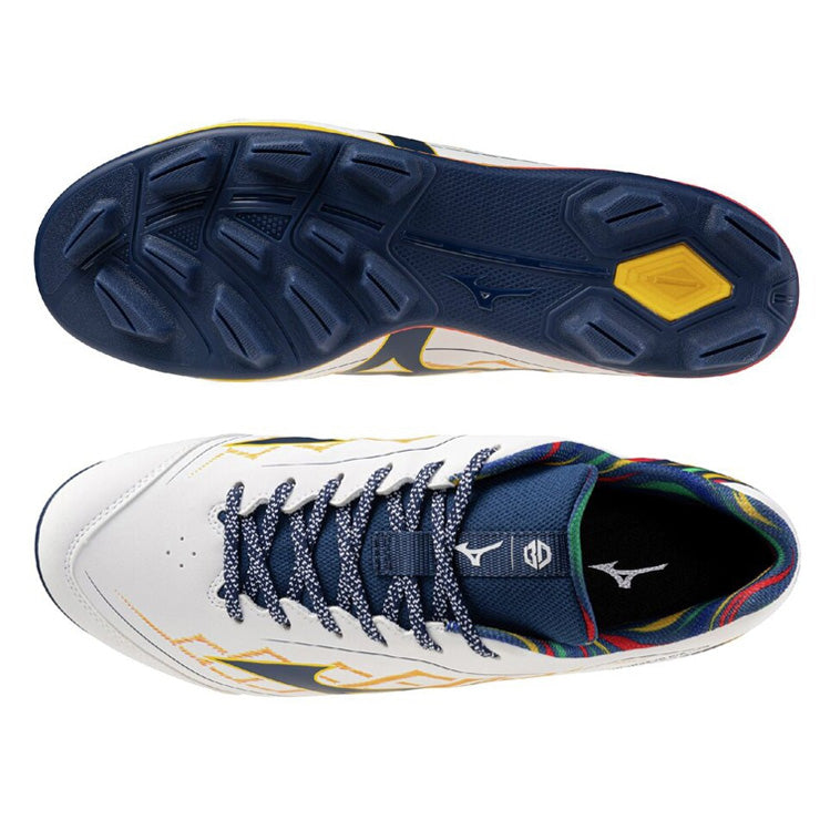 【2026モデル】ミズノ 野球 限定 ポイントスパイク クッションレボダイア BASEBALL DREAM PACK カラースパイク ワイド 3E 25.0～29.0 11GP262010 大人 一般 スタッドスパイク 紐 反発 負担軽減 靴 試合 大きいサイズ mizuno