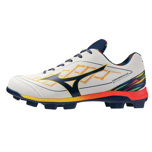【2026モデル】ミズノ 野球 限定 ポイントスパイク クッションレボダイア BASEBALL DREAM PACK カラースパイク ワイド 3E 25.0～29.0 11GP262010 大人 一般 スタッドスパイク 紐 反発 負担軽減 靴 試合 大きいサイズ mizuno