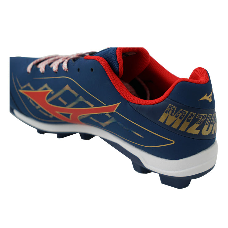 【2026モデル】ミズノ 野球 限定 ポイントスパイク クッションレボダイア 勝色コレクション カラースパイク ワイド 3E 25.0～29.0 11GP262029 大人 一般 スタッドスパイク 紐 反発 負担軽減 靴 試合 大きいサイズ mizuno
