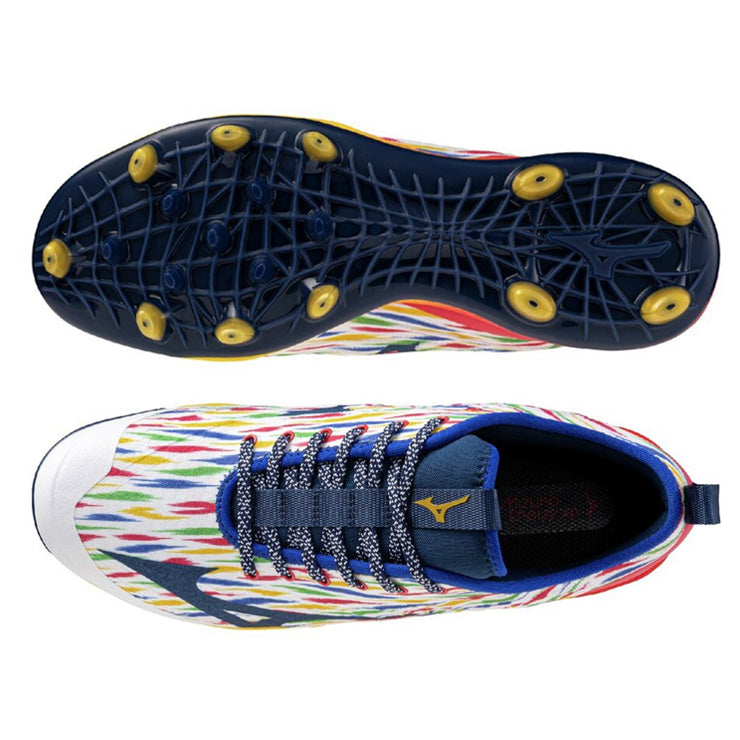 【縫いP可能 2026モデル】ミズノプロ 野球 限定 厚底 ポイントスパイク クッションレボプロ TPU BASEBALL DREAM PACK カラースパイク 25.0～30.0 11GP263001 大人 一般 スタッドスパイク 紐 反発 負担軽減 靴 試合 大きいサイズ mizuno pro
