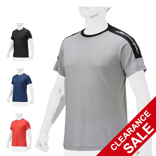 【2024モデル】ミズノプロ 限定 野球 ウェア KUGEKI ICE 半袖 Tシャツ メンズ ユニセックス 春物 夏物 12JABT86 スポーツウェア トレーニングウェア 半袖シャツ ジム ランニング ジョギング 野球ウェア mizuno pro 大きいサイズあり