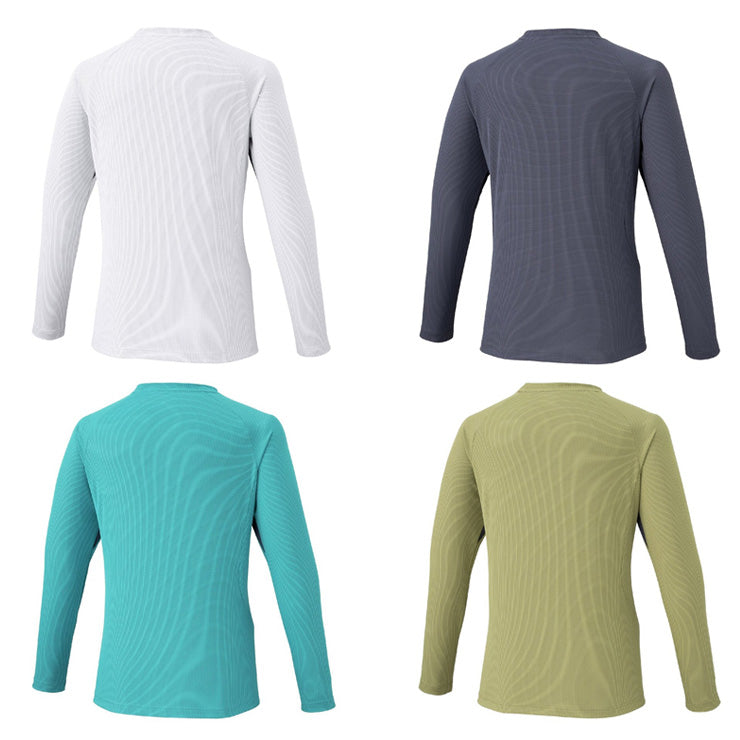 【2025モデル】ミズノプロ 野球 長袖 Tシャツ KUGEKI ドライエアロフロー メンズ レディース ユニセックス 秋物 冬物 12JACT76 スポーツウェア トレーニングウェア 秋用 冬用 長袖シャツ ロンT ランニング ジョギング 野球ウェア mizuno pro 大きいサイズあり