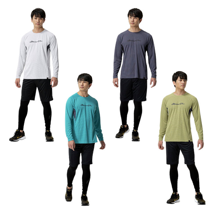 【2025モデル】ミズノプロ 野球 長袖 Tシャツ KUGEKI ドライエアロフロー メンズ レディース ユニセックス 秋物 冬物 12JACT76 スポーツウェア トレーニングウェア 秋用 冬用 長袖シャツ ロンT ランニング ジョギング 野球ウェア mizuno pro 大きいサイズあり