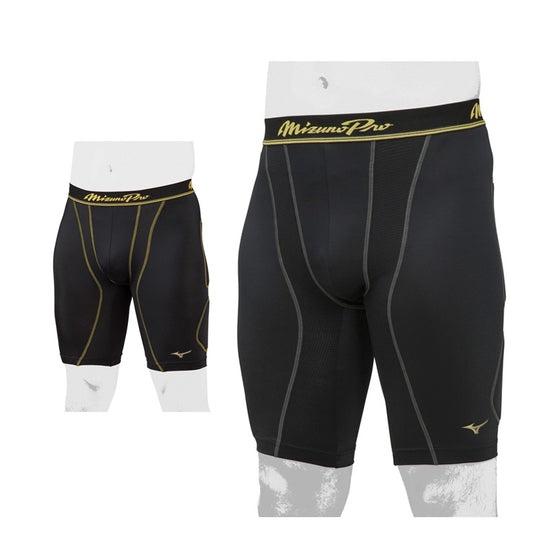 ミズノプロ 野球 スライディングパンツ パッド付き ファウルカップ収納式 大人 一般 高校野球 12JBAP11 スラパン アンダータイツ インナー ショーツ 高校生 中学生 大きいサイズあり mizuno pro