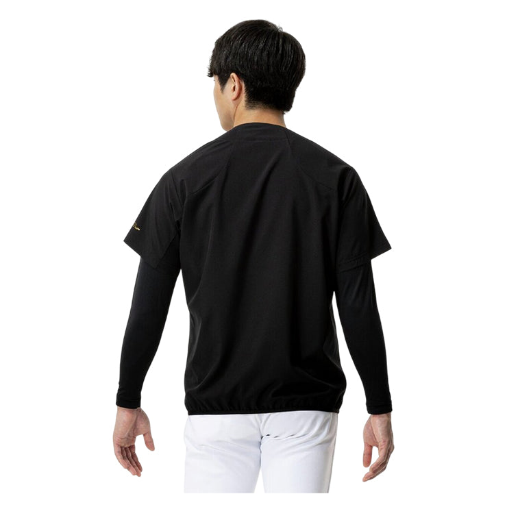 Mizuno Pro 2025春夏限定モデルトレーニングジャケット×ハーフパンツ Mizuno Pro 2025モデル ミズノプロ ウェア 野球 半袖