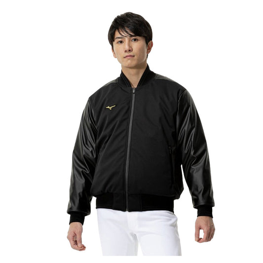 【2025モデル】ミズノプロ 野球 ウェア グラウンドコート テックフィルブレスサーモ グランドコート 長袖 裏起毛 メンズ 冬物 12JECV72 ジャンパー あったかい 温かい スポーツウェア トレーニングウェア ゴルフウェア ウィンドブレーカー 冬用 mizuno pro 大きいサイズ