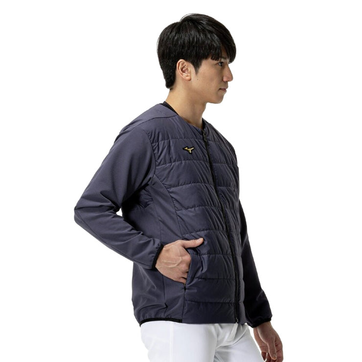 【2025モデル】ミズノプロ 野球 ウェア テックフィルブレスサーモ ミドラージャケット 長袖 メンズ 冬物 12JECV73 ジャンパー あったかい 温かい スポーツウェア トレーニングウェア ゴルフウェア ウィンドブレーカー グランドコート 冬用 mizuno pro 大きいサイズ