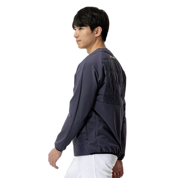 【2025モデル】ミズノプロ 野球 ウェア テックフィルブレスサーモ ミドラージャケット 長袖 メンズ 冬物 12JECV73 ジャンパー あったかい 温かい スポーツウェア トレーニングウェア ゴルフウェア ウィンドブレーカー グランドコート 冬用 mizuno pro 大きいサイズ