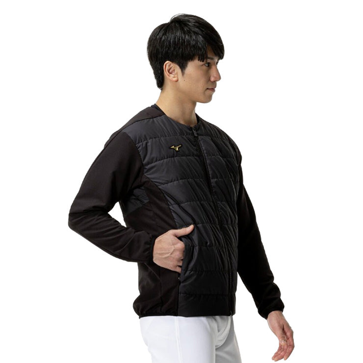 【2025モデル】ミズノプロ 野球 ウェア テックフィルブレスサーモ ミドラージャケット 長袖 メンズ 冬物 12JECV73 ジャンパー あったかい 温かい スポーツウェア トレーニングウェア ゴルフウェア ウィンドブレーカー グランドコート 冬用 mizuno pro 大きいサイズ