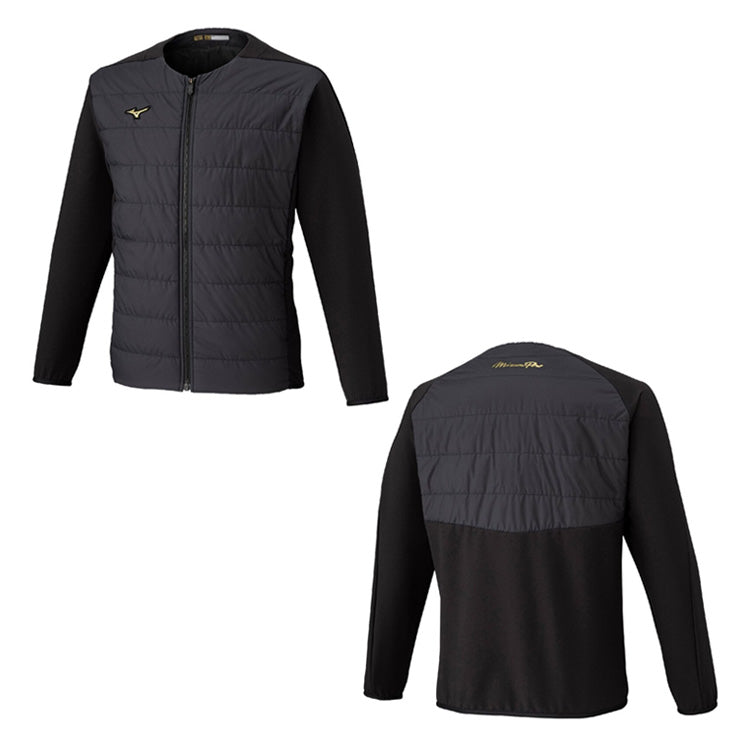【2025モデル】ミズノプロ 野球 ウェア テックフィルブレスサーモ ミドラージャケット 長袖 メンズ 冬物 12JECV73 ジャンパー あったかい 温かい スポーツウェア トレーニングウェア ゴルフウェア ウィンドブレーカー グランドコート 冬用 mizuno pro 大きいサイズ