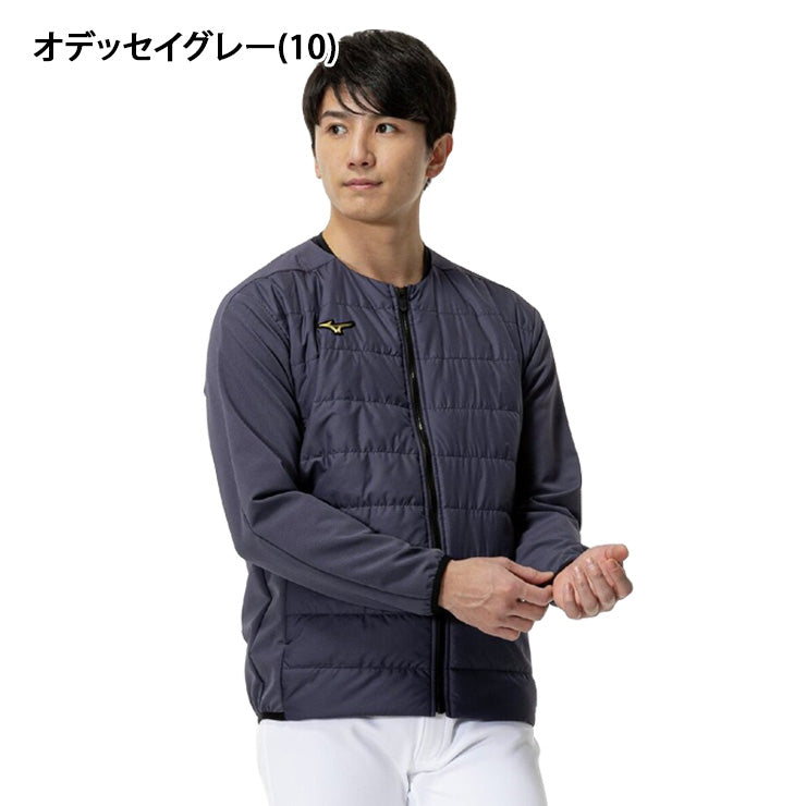 【2025モデル】ミズノプロ 野球 ウェア テックフィルブレスサーモ ミドラージャケット 長袖 メンズ 冬物 12JECV73 ジャンパー あったかい 温かい スポーツウェア トレーニングウェア ゴルフウェア ウィンドブレーカー グランドコート 冬用 mizuno pro 大きいサイズ