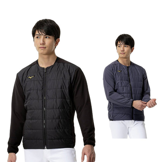 【2025モデル】ミズノプロ 野球 ウェア テックフィルブレスサーモ ミドラージャケット 長袖 メンズ 冬物 12JECV73 ジャンパー あったかい 温かい スポーツウェア トレーニングウェア ゴルフウェア ウィンドブレーカー グランドコート 冬用 mizuno pro 大きいサイズ
