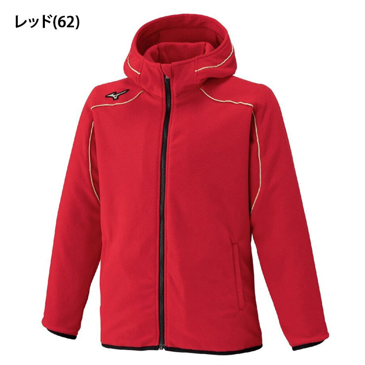 【2026モデル】ミズノ 野球 ジュニア用 フリースフーディー 厚手 パーカー 長袖 グローバルエリート 少年野球 冬物 12JEDK40 あったかい 温かい こども 子供 キッズ Jr 小学生 子供服 上 ジャケット スポーツウェア ランニング ジョギング 通学 普段着 冬用 mizuno