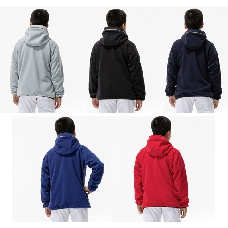 【2026モデル】ミズノ 野球 ジュニア用 フリースフーディー 厚手 パーカー 長袖 グローバルエリート 少年野球 冬物 12JEDK40 あったかい 温かい こども 子供 キッズ Jr 小学生 子供服 上 ジャケット スポーツウェア ランニング ジョギング 通学 普段着 冬用 mizuno