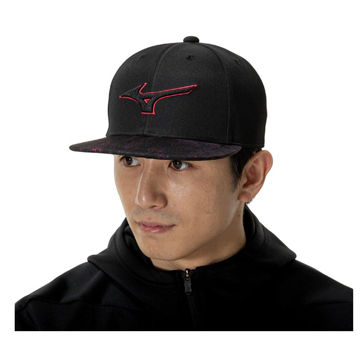 【2025モデル】ミズノ フラットキャップ アジャスター式 メンズ ユニセックス 12JWCX87 野球帽 帽子 スポーツキャップ ベースボールキャップ ぼうし mizuno