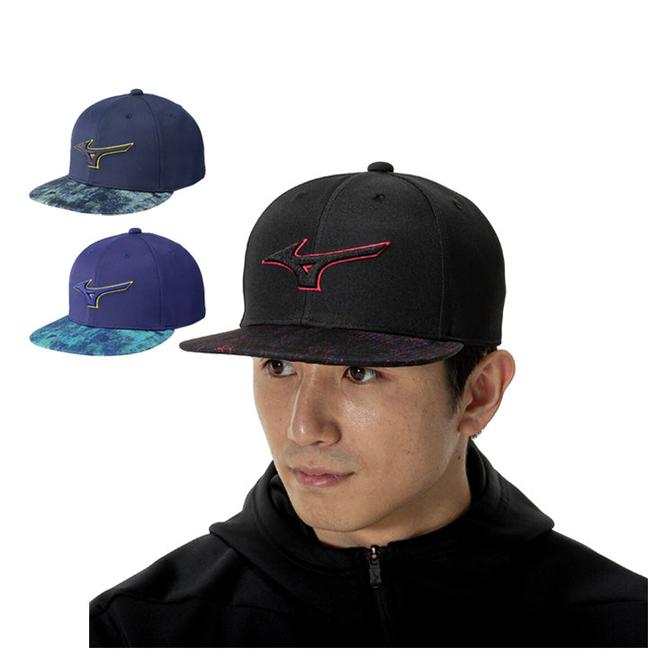 【2025モデル】ミズノ フラットキャップ アジャスター式 メンズ ユニセックス 12JWCX87 野球帽 帽子 スポーツキャップ ベースボールキャップ ぼうし mizuno