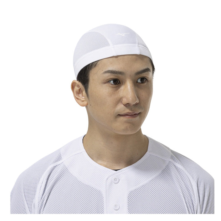 【2026モデル】ミズノ クーリング インナーキャップ 濡らして帽子の下に着用 12JWDX15 夏 猛暑 冷たい 冷やす 気持ちいい 熱中症対策 暑さ対策 屋外作業 野球 高校野球 ゴルフ テニス スポーツ アウトドア 観戦 mizuno