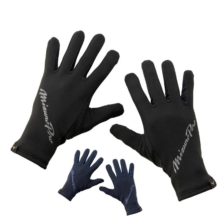 【2025モデル】ミズノプロ フリース手袋 防寒 冬用 タッチパネル対応 メンズ ユニセックス 12JYCA02 あったかい 暖かい 温かい てぶくろ ランニング ジョギング トレーニング ウォーミングアップ 通勤 通学 アクセサリー mizuno pro