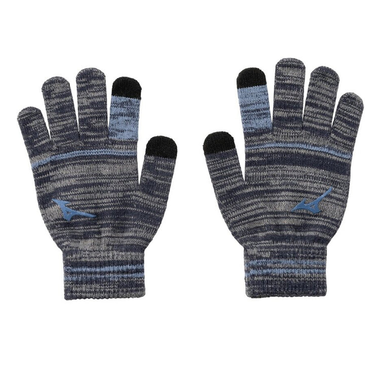 【2025モデル】ミズノ ニット手袋 防寒 スマホ対応 冬用 大人 一般 12JYCA50 限定 あったかい 暖かい 温かい てぶくろ 通勤 通学 アクセサリー mizuno