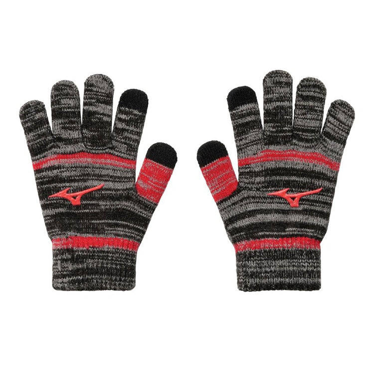 【2025モデル】ミズノ ジュニア用 ニット手袋 防寒 スマホ対応 冬用 12JYCA51 少年野球 こども キッズ Jr 子供 子ども 限定 あったかい 暖かい 温かい てぶくろ アクセサリー mizuno global elite
