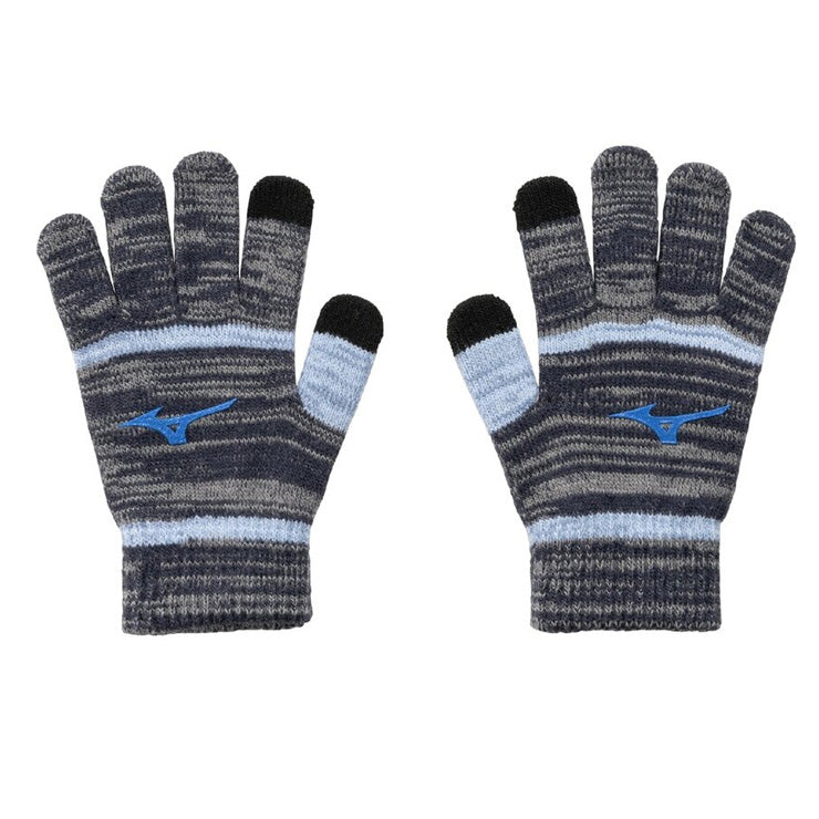 【2025モデル】ミズノ ジュニア用 ニット手袋 防寒 スマホ対応 冬用 12JYCA51 少年野球 こども キッズ Jr 子供 子ども 限定 あったかい 暖かい 温かい てぶくろ アクセサリー mizuno global elite