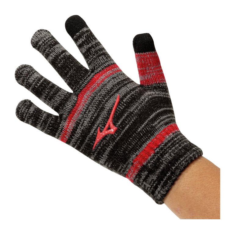 【2025モデル】ミズノ ジュニア用 ニット手袋 防寒 スマホ対応 冬用 12JYCA51 少年野球 こども キッズ Jr 子供 子ども 限定 あったかい 暖かい 温かい てぶくろ アクセサリー mizuno global elite