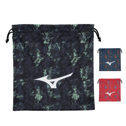 【2025モデル】ミズノ 野球 グラブ袋 グローブ袋 マルチ袋 スパイク袋 12JYCX76 巾着袋 刺繍可能 mizuno