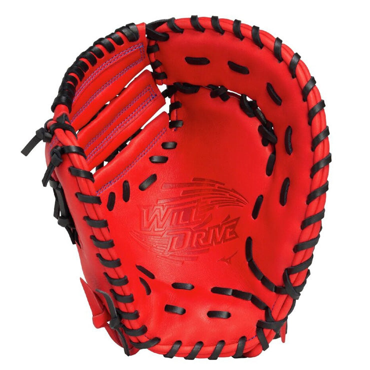 【2025モデル】ミズノ 少年軟式 ファーストミット 右投げ用 左投げ用 ウィルドライブ ブルー 少年野球 1AJFY33400 一塁手用 右利き用 左利き用 軟式グローブ 軟式グラブ 軟式ミット 小学生 こども 子供 キッズ Jr ジュニア mizuno