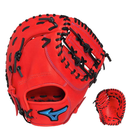 【2025モデル】ミズノ 少年軟式 ファーストミット 右投げ用 左投げ用 ウィルドライブ ブルー 少年野球 1AJFY33400 一塁手用 右利き用 左利き用 軟式グローブ 軟式グラブ 軟式ミット 小学生 こども 子供 キッズ Jr ジュニア mizuno