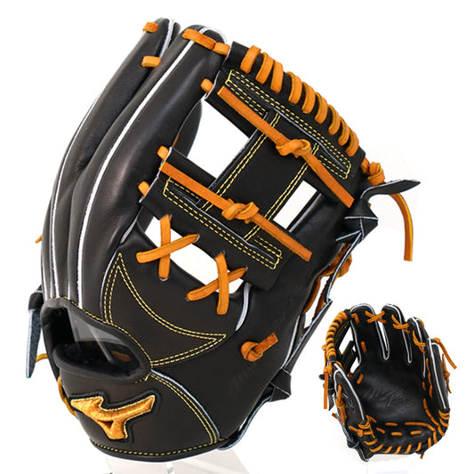 【2024モデル】ミズノプロ クラシック 硬式 グローブ グラブ 内野手用 MIZUNO PRO Classic サイズ9 ブラック×コルク 右投げ用 高校野球対応 1AJGH30003 ミズノプロ クラシック 内野用 BSSショップ限定 硬式野球 大人 一般 高校生 硬式グローブ 硬式グラブ