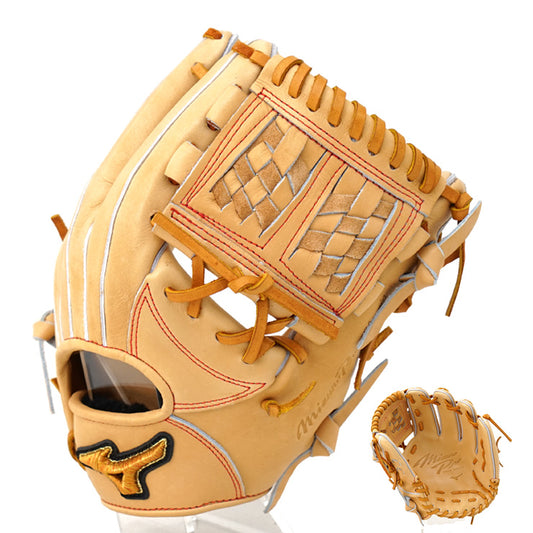 【2024モデル】ミズノプロ クラシック 硬式 グローブ グラブ 内野手用 MIZUNO PRO Classic サイズ9 ジャスミン×コルク 右投げ用 高校野球対応 1AJGH30013 ミズノプロ クラシック 内野用 BSSショップ限定 硬式野球 大人 一般 高校生 硬式グローブ 硬式グラブ