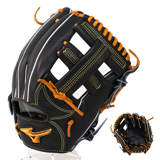 【2024モデル】ミズノプロ クラシック 硬式 グローブ グラブ 内野手用 MIZUNO PRO Classic サイズ9 ブラック×コルク 右投げ用 高校野球対応 1AJGH30023 ミズノプロ クラシック 内野用 BSSショップ限定 硬式野球 大人 一般 高校生 硬式グローブ 硬式グラブ