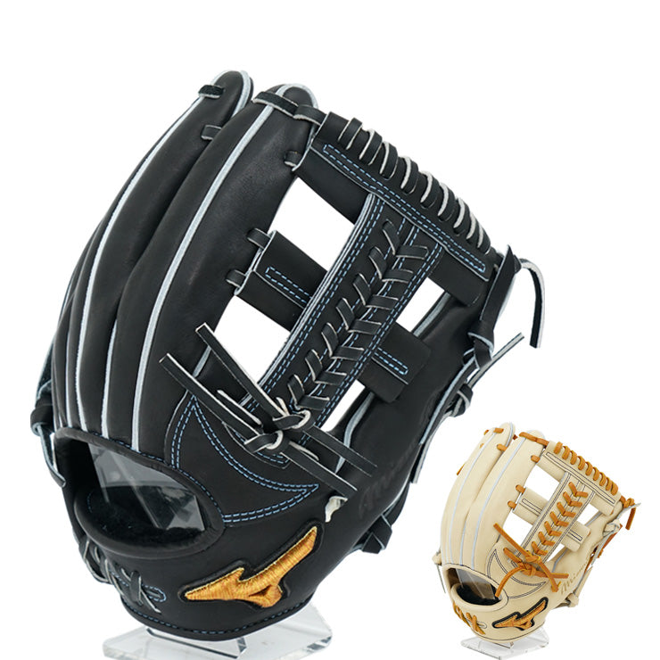 【平裏刺繍1円】2025モデル ミズノプロ 限定 硬式 グローブ グラブ 内野手用 右投げ用 紅林モデル サイズ9 高校野球対応 1AJGH33213 BSSショップ限定 硬式野球 大人 一般 高校生 硬式グローブ 硬式グラブ 国産 日本製 mizuno pro