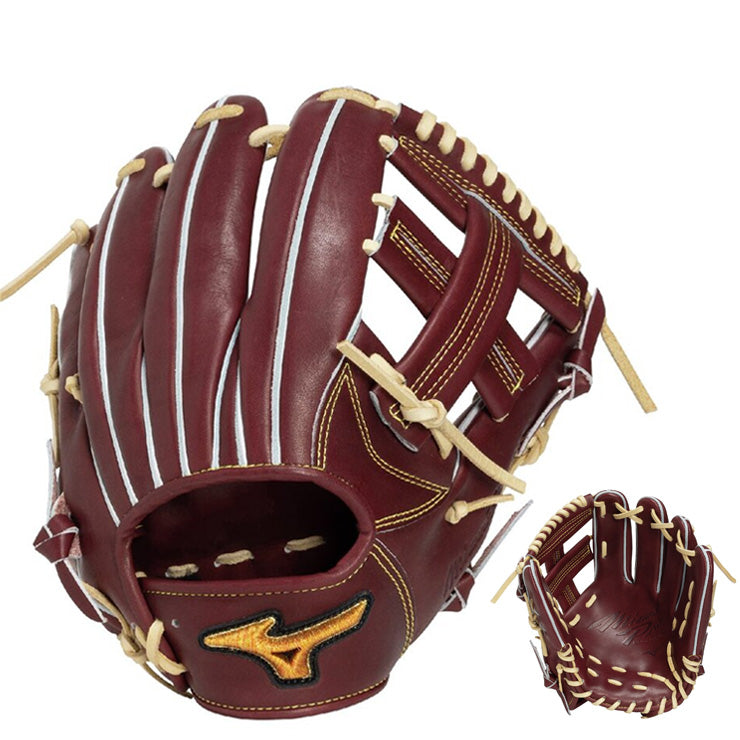 【平裏刺繍1円】2026モデル ミズノプロ クラシック 硬式 グローブ グラブ 内野手用 右投げ用 サイズ9 内野F型 高校野球対応 MIZUNO PRO Classic 1AJGH34123 BSSショップ限定 硬式野球 大人 一般 高校生 硬式グローブ 硬式グラブ