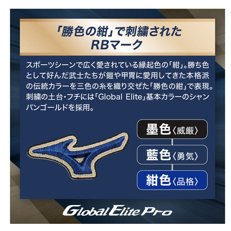 【2026モデル】ミズノ 硬式 グローブ グラブ 内野手用 グローバルエリート プロ サイズ9 右投げ用 高校野球対応 1AJGH34313 内野用 大人 一般 硬式グローブ 硬式グラブ mizuno global elite pro 日本製 国産
