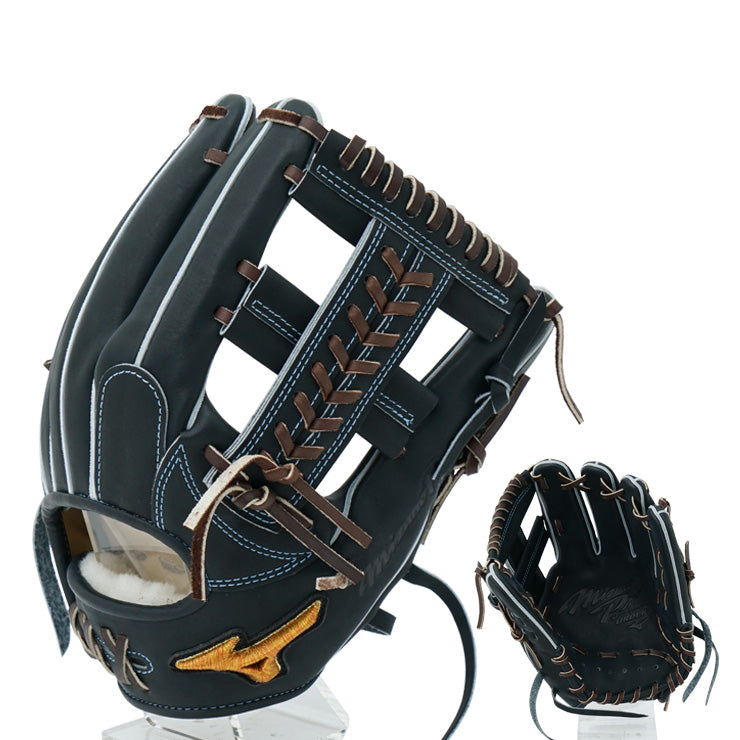 【九州限定】ミズノプロ 硬式 グローブ グラブ 内野手用 紅林モデル サイズ10 HAGA JAPAN 右投げ用 高校野球対応 BSSショップ限定 オーダーグラブ オリジナル 硬式用 硬式野球 大人 一般 硬式グローブ 硬式グラブ 国産 日本製 mizuno pro