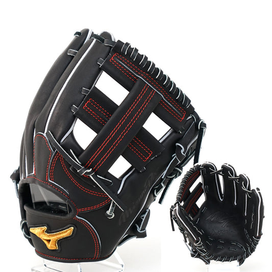 【2024モデル】ミズノプロ 硬式 グローブ グラブ 内野手用 TM型 石井琢朗 サイズ9 Crafted Edition HAGA JAPAN 右投げ用 ブラック 高校野球対応 1AJGH91603 内野用 BSSショップ限定 硬式野球 大人 一般 高校生 硬式グローブ 硬式グラブ 国産 日本製 mizuno pro