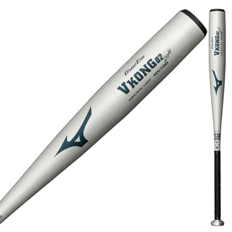 【2025モデル】ミズノ 軟式 金属バット Vコング02 Light グローバルエリート ミドルバランス 83cm 700g 84cm 710g 1CJMR181 軽い 公園 vkong 02 Vコン M号ボール対応 軟式バット 一般軟式用 草野球 中学野球 高校軟式 mizuno