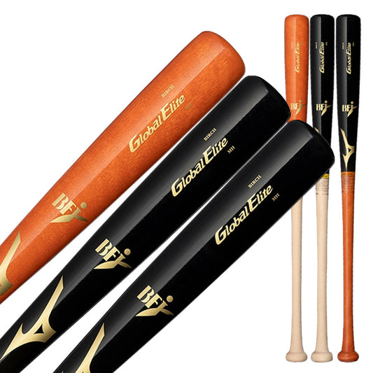 【2025モデル】ミズノ グローバルエリート 硬式 木製バット バーチ 83cm 84cm 85cm 860g 大人 一般 くり抜きあり 1CJWH248 社会人野球 大学野球 高校生 高校野球 硬式野球 硬式バット BFJマーク mizuno global elite