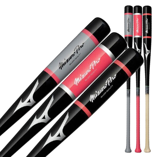 【2025モデル】ミズノプロ 限定 木製 ノックバット 硬式 軟式 ソフトボール対応 フレアエンド 89cm 91cm 93cm 550g 1CJWK189 大人 一般 監督 コーチ 練習用 守備練習 軟式野球 硬式野球 ソフト ノック mizuno pro