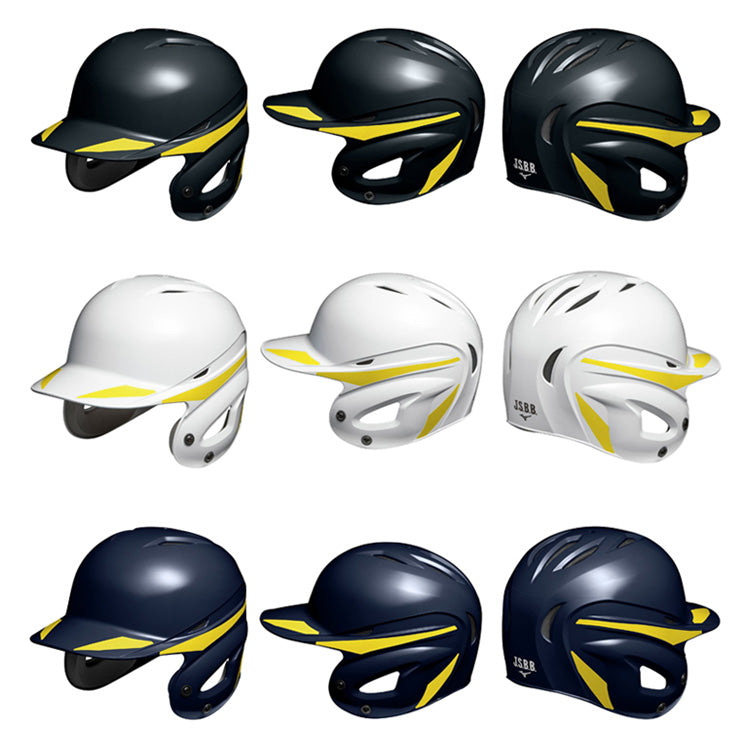 【2026モデル】ミズノ 野球 ヘルメット カスタムシール HELMET DECAL 1DJHQ101 1DJHQ260 バッターヘルメット デコ デカール mizuno