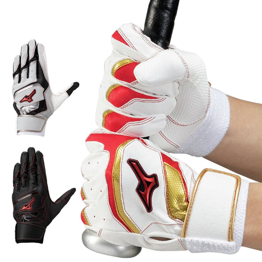 【刺繍1円】2026モデル ミズノ バッティンググローブ ウィルドライブ レッド 両手用 大人 一般 1EJEA290 カラー バッティング手袋 バッティンググラブ 打者用手袋 草野球 練習 試合 ソフトボール mizuno