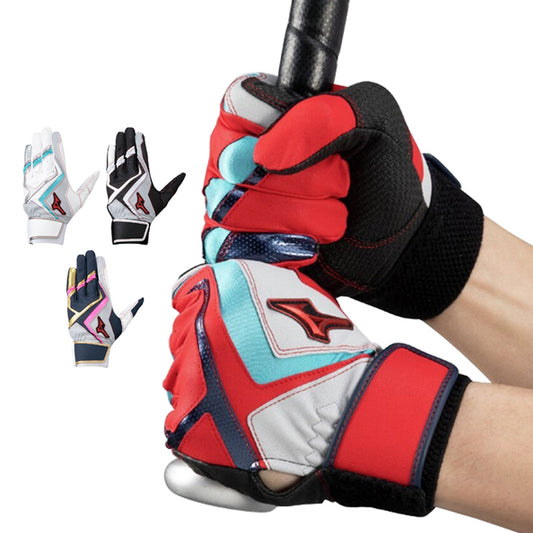 【刺繍1円】2025モデル ミズノ バッティンググローブ ウィルドライブ レッド 限定カラー 両手用 大人 一般向け 1EJEA554 バッティング手袋 バッティンググラブ 打者用手袋 カラー WILLDRIVE RED mizuno