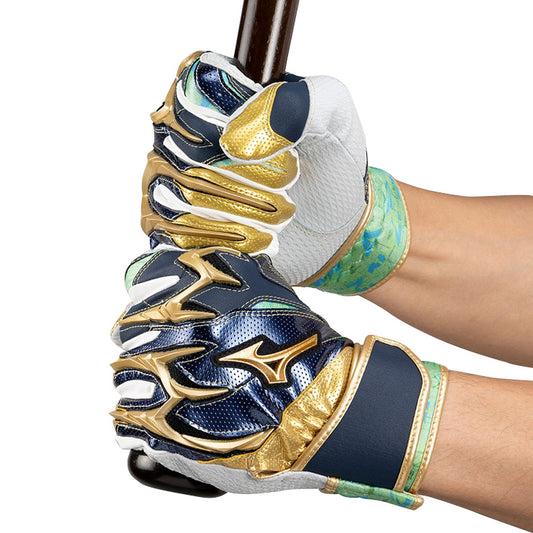 【刺繍1円】2025モデル ミズノプロ バッティンググローブ シリコンパワーアークDI 限定カラー 2025ミズノセレクション 両手用 一般向け 1EJEA55614 バッティング手袋 バッティンググラブ 打者用手袋 大人 一般 mizuno pro