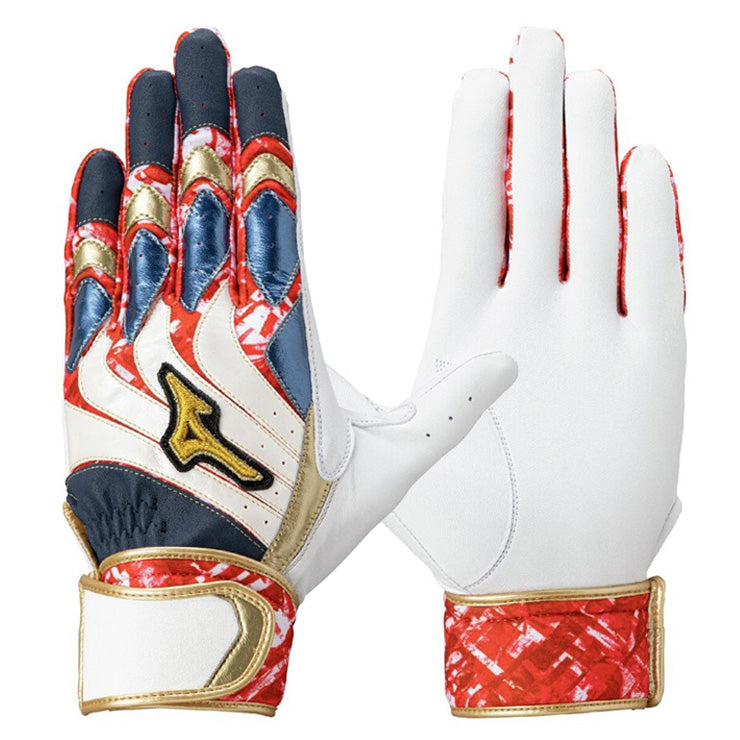 【刺繍1円】2026モデル ミズノプロ バッティンググローブ モーションアークUF 限定カラー 勝色コレクション 両手用 一般向け 1EJEA57101 バッティング手袋 バッティンググラブ 打者用手袋 大人 一般 mizuno pro