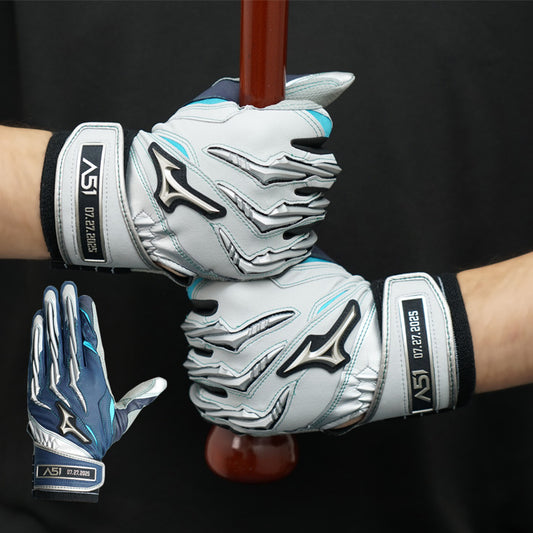 【イチロー氏殿堂入り記念】ミズノプロ 限定 バッティンググローブ シリコンパワーアーク A51 両手用 大人 一般 1EJEA847 2025モデル カラー バッティング手袋 バッティンググラブ 打者用手袋 草野球 大学野球 社会人野球 mizuno pro