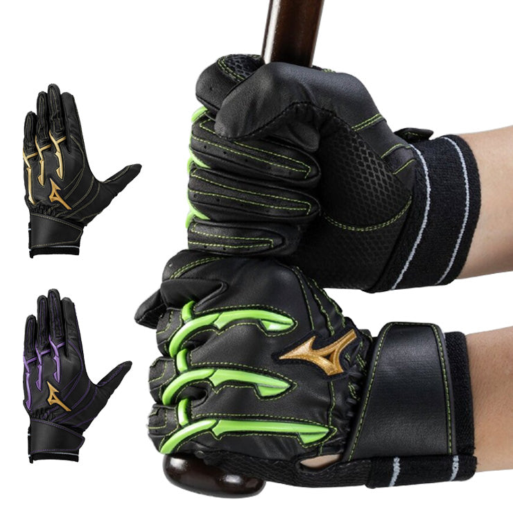 【刺繍1円】2025モデル ミズノプロ 限定 バッティンググローブ シリコンパワーアーク I+ 両手用 大人 一般 1EJEA850 カラー バッティング手袋 バッティンググラブ 打者用手袋 草野球 大学野球 社会人野球 mizuno pro