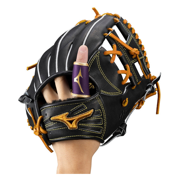 【2026モデル】ミズノプロ 野球 フィンガープロテクター 限定カラー 守備用 左右兼用 1EJED089 フィンガーサポーター フィンガースリーブ 指サポーター mizuno pro