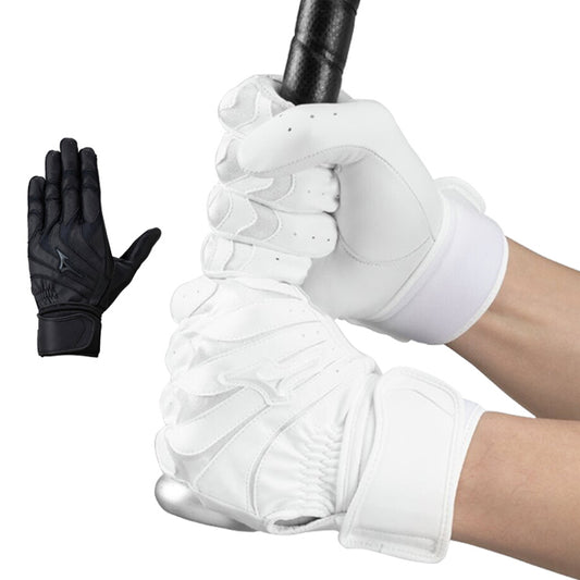 【刺繍1円】2025モデル ミズノプロ バッティンググローブ モーションアークUF 高校野球対応 両手用 1EJEH260 高校生 中学生 バッティング手袋 バッティンググラブ 打者用手袋 大人 一般 白 黒 mizuno pro