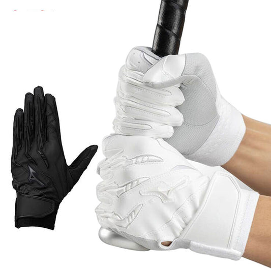 【イチロー×ミズノ】2024モデル ミズノプロ 限定 バッティンググローブ 高校野球対応 シリコンパワーアーク A51 両手用 1EJEH510 バッティング手袋 バッティンググラブ 打者用手袋 高校生 中学生 白 黒 mizuno pro